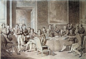 El Congreso de Viena de Jean Baptiste Isabey