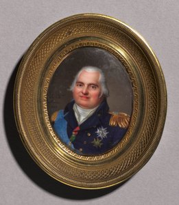 Retrato de Luis XVIII de Jean Baptiste Jacques Augustin