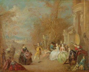La danza campestre de Jean Baptiste Joseph Pater