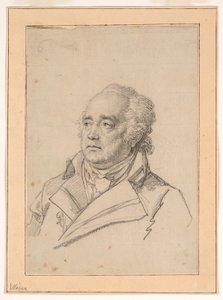 Retrato de un hombre, Giuseppe Valadier de Jean Baptiste Joseph Wicar