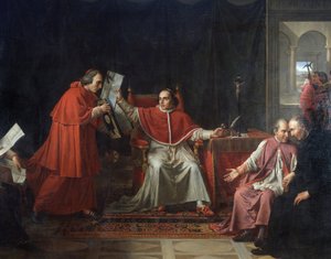 Firma del Concordato entre Francia y la Santa Sede, por el Papa Pío VII (1742 - 1823), 15 de agosto