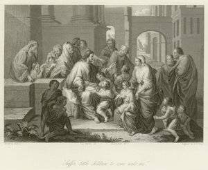 Dejad que los niños vengan a mí de Jean Baptiste Jouvenet