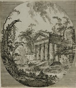 Templo de Augusto de Jean Baptiste Le Prince