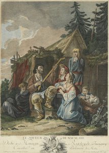 El Jugador de Balalaika, 1765 de Jean Baptiste Le Prince