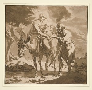 La huida a Egipto de Jean Baptiste Le Prince