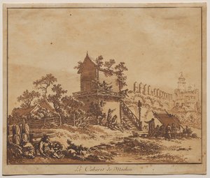 La Taberna de Moscú (Le Cabaret de Moscú) de Jean Baptiste Le Prince