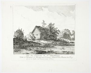 Ver cerca de San Petersburgo de Jean Baptiste Le Prince