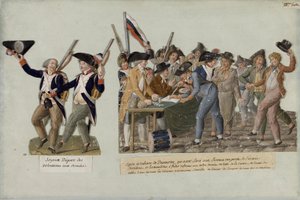 La partida de los voluntarios para los ejércitos revolucionarios de Jean Baptiste Lesueur