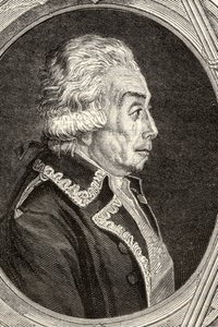 Conde Nicolas Luckner, grabado por Pannemaker-Ligny, de 