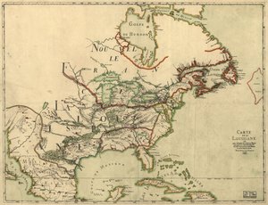 Mapa de Luisiana de Franquelin. LOC 2001620469
