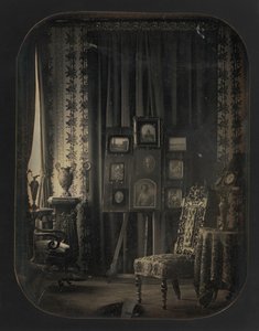 [El Salón del Barón Gros], 1850-57 de Jean Baptiste Louis Gros