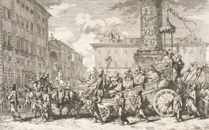La Mascarada China, 1735 de Jean Baptiste Marie Pierre
