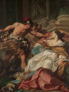 La muerte de Harmonía, ca. 1740-41 de Jean Baptiste Marie Pierre