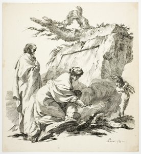 La huida a Egipto de Jean Baptiste Marie Pierre