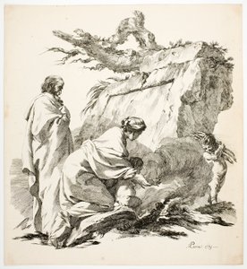 La huida a Egipto de Jean Baptiste Marie Pierre