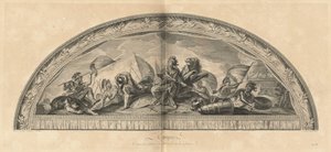 España, Centro del Salón de la Guerra frente a la Galería [pl. 38] de Jean Baptiste Masse