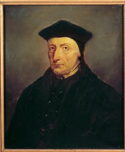 Retrato de Guillaume Budé (1467-1540), humanista francés. Jean Baptiste Mauzaisse (1784-1844). de Jean Baptiste Mauzaisse