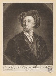 Retrato de Monnoyer de "Le Livre de toutes sortes de fleurs d