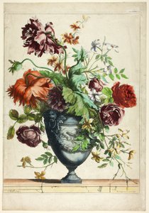 Jarrón azul de Jean Baptiste Monnoyer