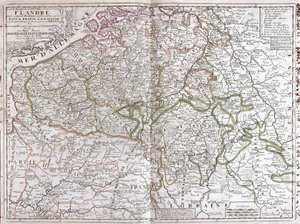 Mapa de Bélgica