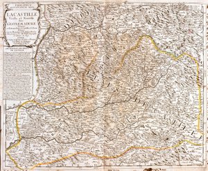 Mapa de Castilla (España)