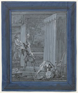 El marido, la mujer y el ladrón / Le Mari, la Femme et le Voleur
Ilustraciones para fábulas de Jean de La Fontaine (título de la serie)