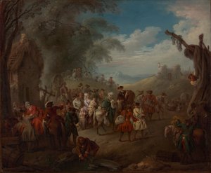 Tropas en Marcha de Jean Baptiste Pater