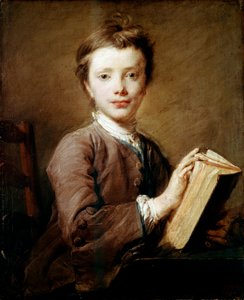 Un niño con un libro, c1740