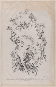Un Nuevo Libro de Adornos Chinos. Inventado y Grabado por J. Pillement, 1755