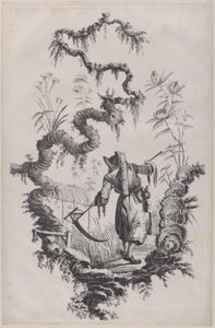 Ornamento chinoiserie, 1755 de Jean Baptiste Pillement