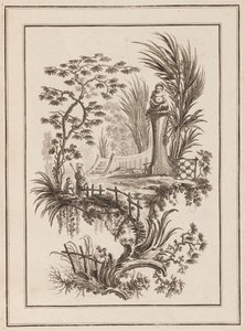 Figuras en el jardín