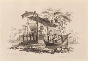 Figuras en un Barco de Jean Baptiste Pillement