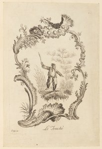 El Tacto, de "Le Cinq Sens" de Jean Baptiste Pillement