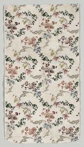 Longitud de seda brocada, 1723-1774