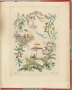 Diseño ornamental de "Nouvelle suite de cahiers chinois a l