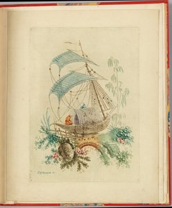 Diseño ornamental de "Nouvelle suite de cahiers chinois a l