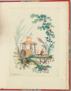 Diseño ornamental de "Nouvelle suite de cahiers chinois a l