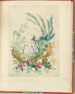 Diseño ornamental de "Nouvelle suite de cahiers chinois a l