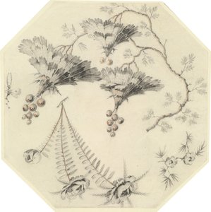 Flores de pagoda y rosas de Jean Baptiste Pillement