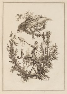 Placa 11, de "Suite de Doce Pescadores y Cazadores" de Jean Baptiste Pillement