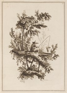 Lámina 9, "Suite de doce Pescadores y Cazadores"