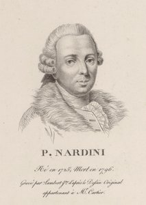 Retrato del violinista y compositor Pietro Nardini 1722-1793