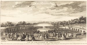 Vista de la Orangerie de Versalles de Jean Baptiste Rigaud