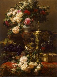Flores y frutas