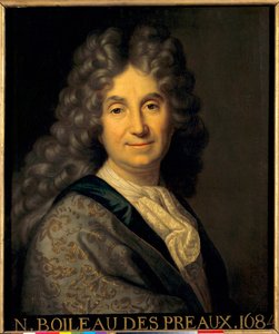 Retrato de Nicolas Boileau Despreaux (Boileau-Despreaux) (1636-1711) de Jean Baptiste Santerre