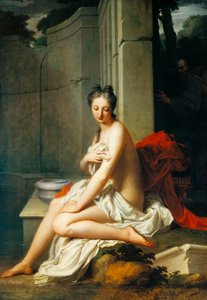 Susana bañándose, de Jean-Baptiste Santerre (1651-1717), óleo sobre lienzo, 200x145 cm de Jean Baptiste Santerre