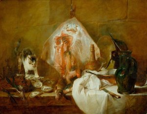 La raya, también conocido como Interior de cocina de Jean Baptiste Simeon Chardin
