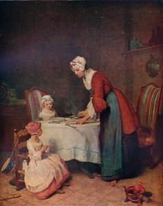 Le Benedicite Gracia antes de la comida, c1740. 1911 de Jean Baptiste Simeon Chardin