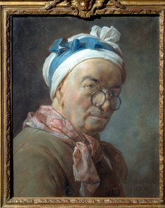 Autorretrato con gafas de Jean Baptiste Simeon Chardin