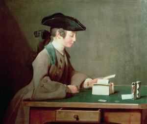 La casa de las cartas, c.1736-37